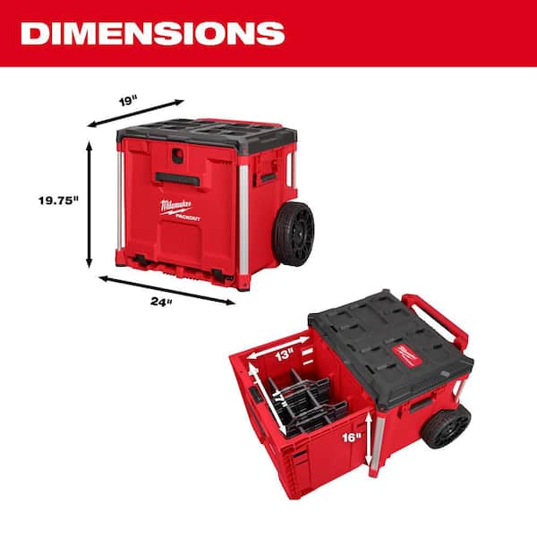 PACKOUT 19 in. Rolling Drawer Tool Box