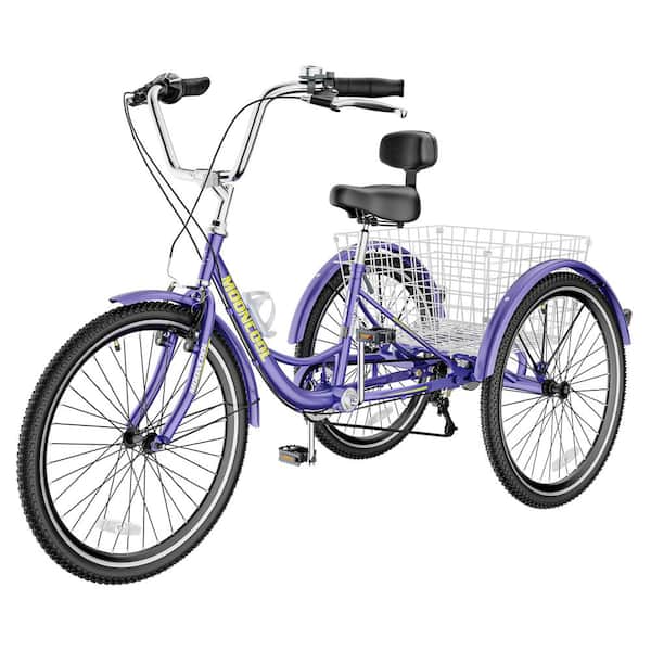 ABORON Adult Tricycles 7 Speed, Adult Trikes 26 in. 3 Wheel Bikes