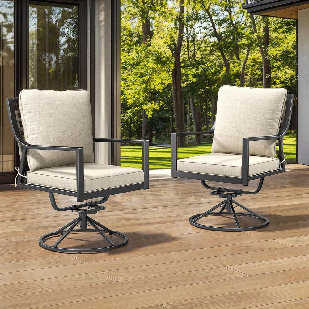 Pocassy Family Fiesta Collection 2-Piece Wicker Outdoor Rocking Chairs ...