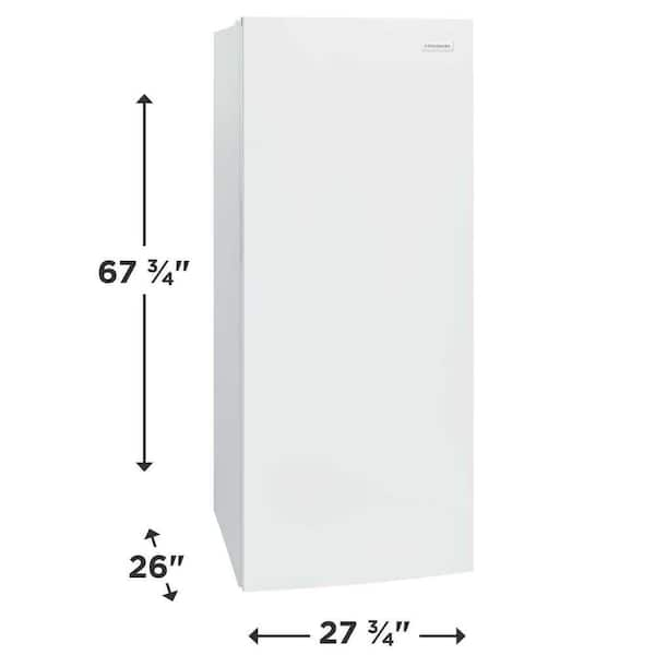 27.8 in. 16 cu. Ft. Frost Free Defrost, Garage Ready Upright Freezer