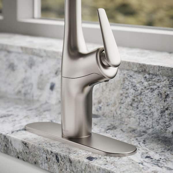 KOHLER Safia 1-Handle Pull Down Sprayer Kitchen Faucet with