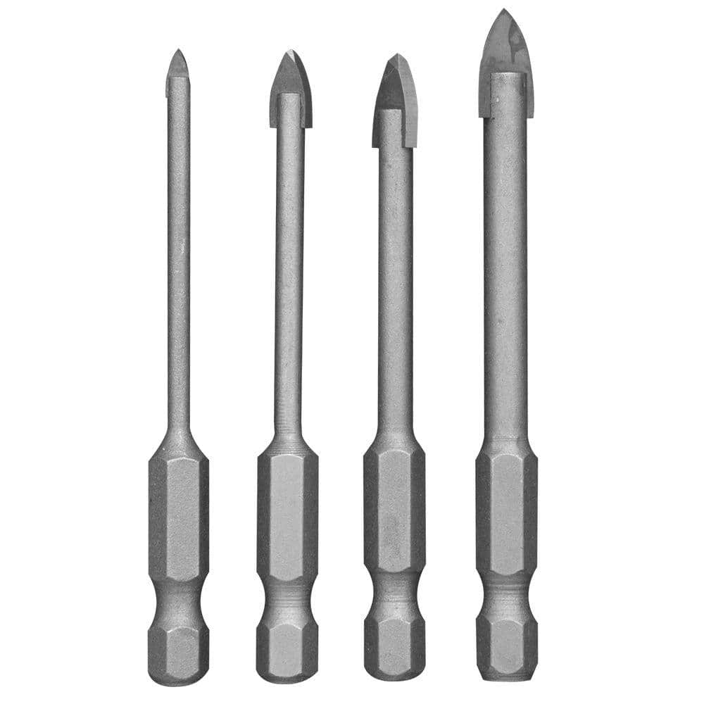 UPC 033287165810 product image for SpeedLoad+ Carbide Hex Shank Glass/Tile Drill Bit Set ( 4-Piece) | upcitemdb.com