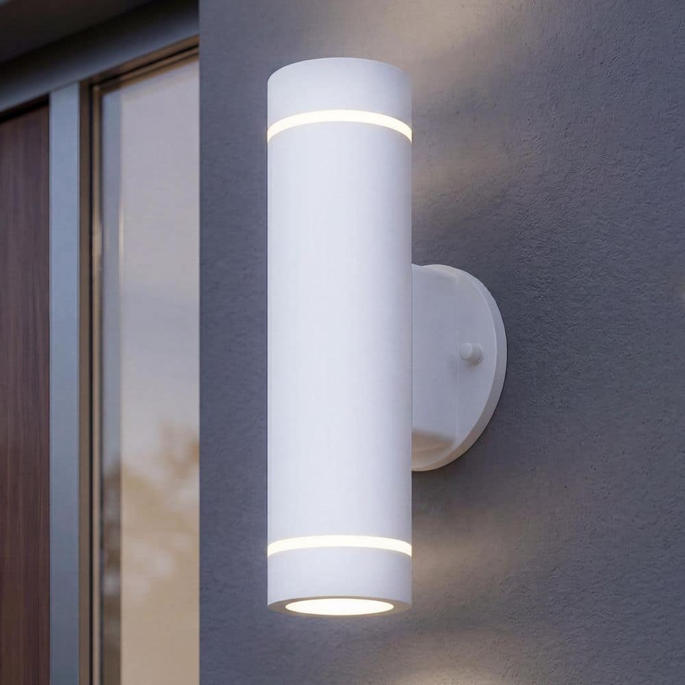 Artika C7 L White Modern 3 CCT Integrated LED Outdoor Hardwired