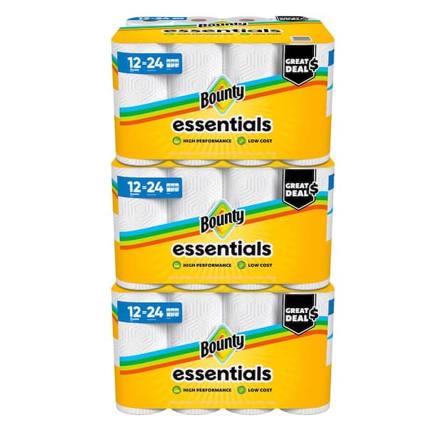 Essentials Select-A-Size White Paper Towel Roll (36 Double Rolls)