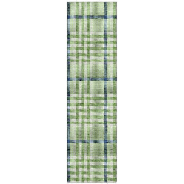 Chantille Machine Washable Indoor/Outdoor Abstract ACN1054 Green 2 ft. 3 in. x 7 ft. 6 in. Area Rug