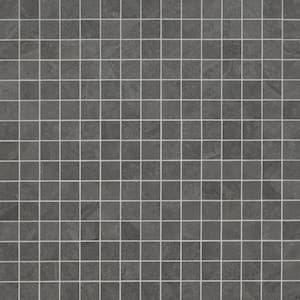 Legions Midnight Montage 12 in. x 12 in. Matte Porcelain Mesh-Mounted Mosaic Floor and Wall Tile (6 sq. ft./Case)