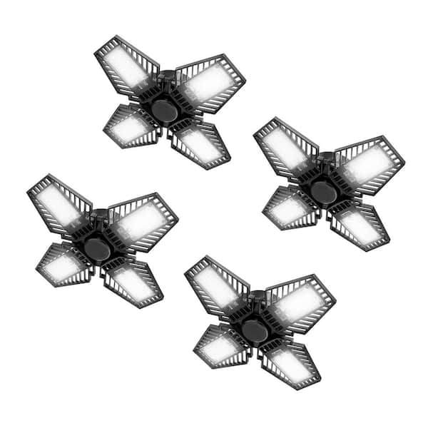 700-Watt Equivalent 12,000 Lumens LED 4-Panel Garage E26 Bulb 6500K Deluxe Daylight (4-Pack)