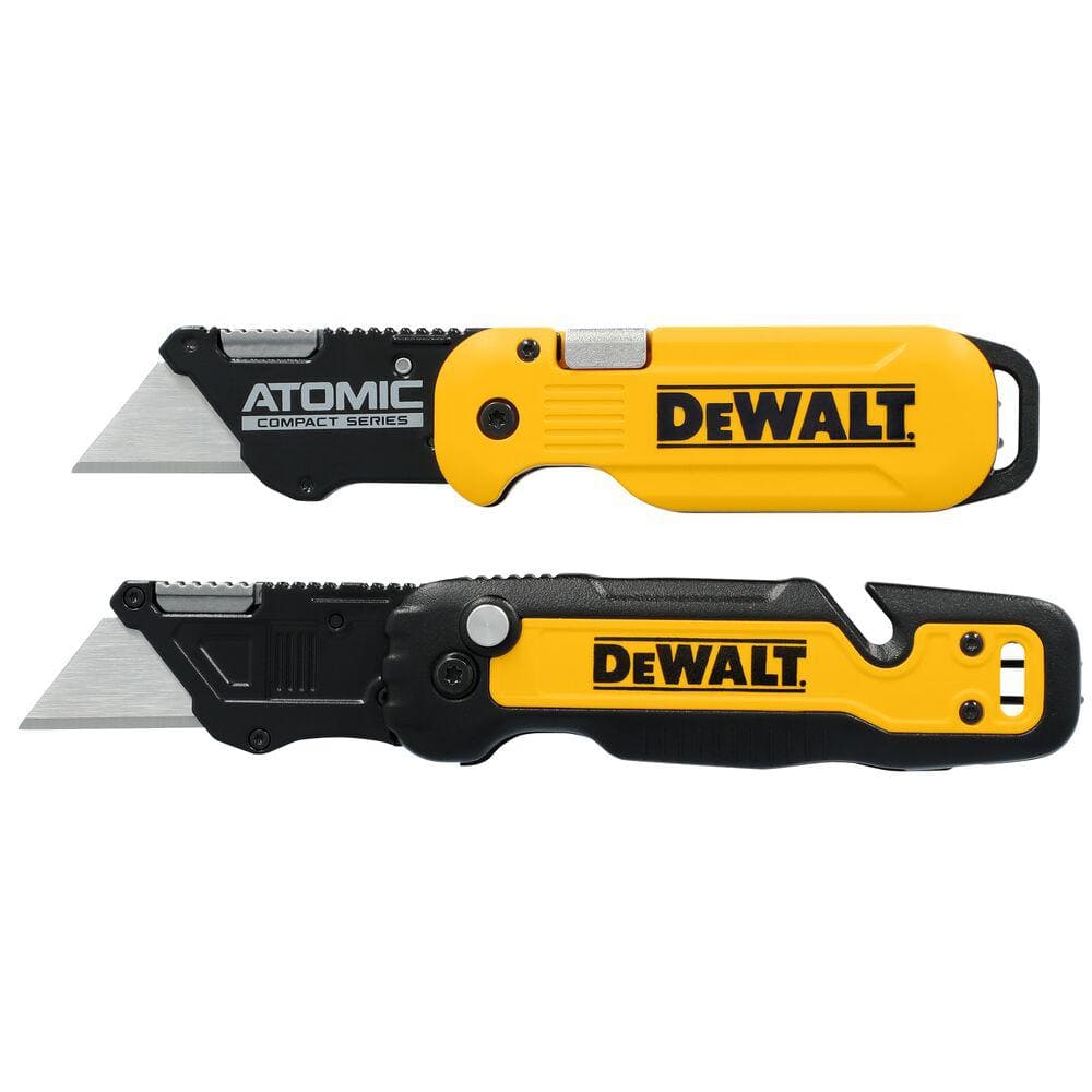 DEWALT Atomic and Push and Flip Folding Utility Knives (2-Pack ...