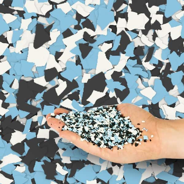 Decorative Flecks 6 lbs. Medium Gray Texture and Non Skid Paint Texture Additives