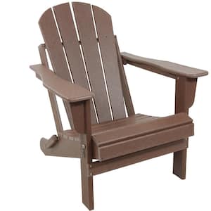 Foldable Adirondack Chair - Brown