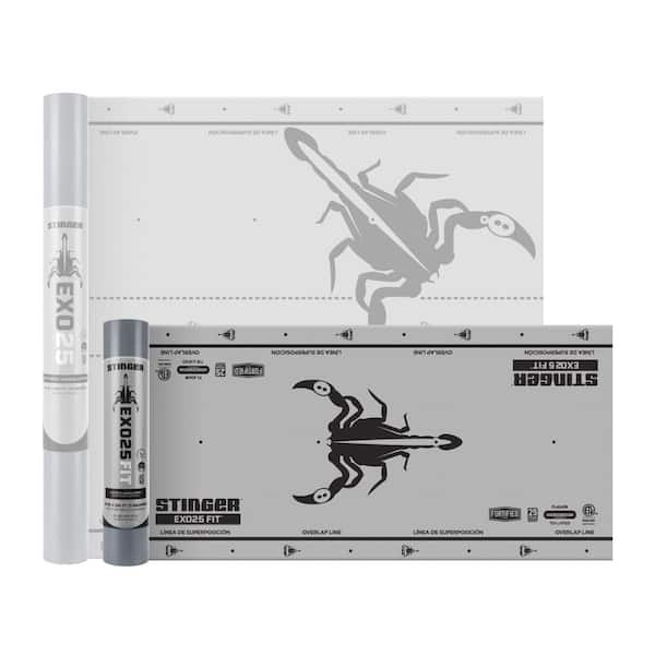 EXO25 Fit 500 sq. ft. 24 in. Wide Synthetic Roofing Underlayment Roll