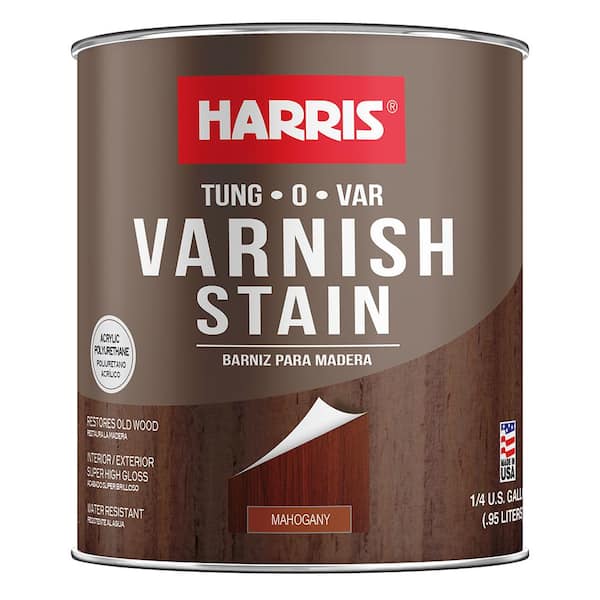 Harris Tung-O-Var 1 qt. Mahogany High-Gloss Varnish Stain