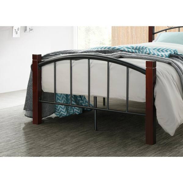 Hodedah Complete Twin Metal Bed With, How To Fix A Broken Metal Bed Frame Leg