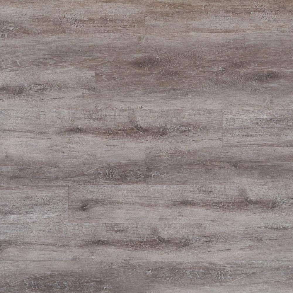 Ivy Hill Tile Lexington 28 mil 6 in. x 48 in. Ash Loose Lay Waterproof ...