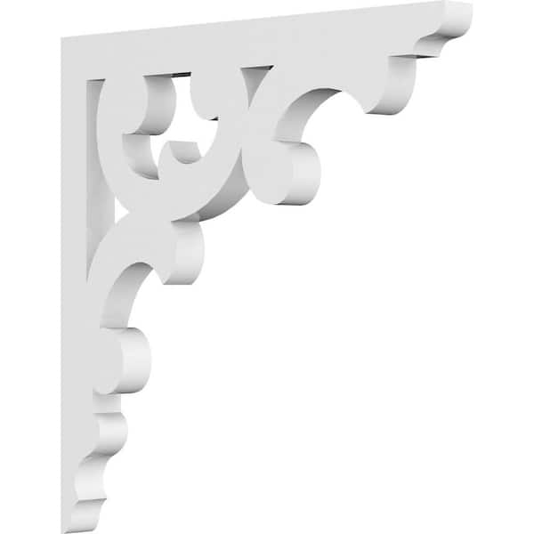 Ekena Millwork 5/8 in. W X 8 in. H X 8 in. D PVC Vienna Bracket