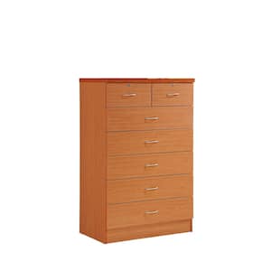 7-Drawer 48 in. H x 31.5 in. W x 18 in. D Chest of Drawer in Cherry