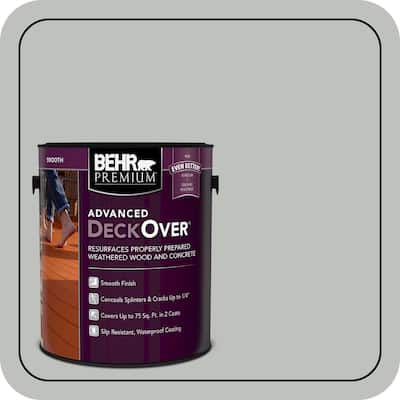 1 gal. #SC-365 Cape Cod Gray Smooth Solid Color Exterior Wood and Concrete Coating