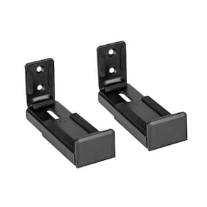 3.5 in.-6.1 in. D Adjustable Sound bar Wall Mount brackets Compatible with most Sound Bars