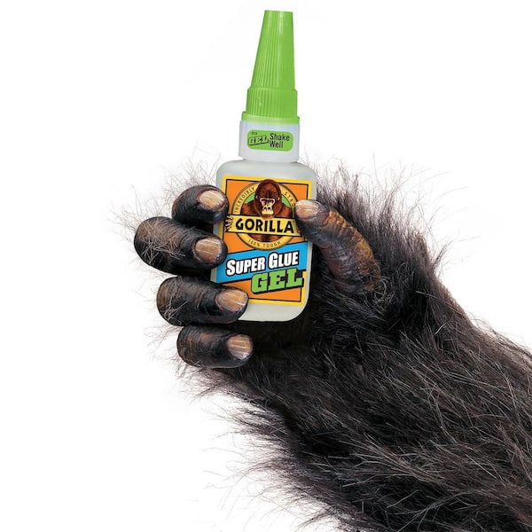 Gorilla Super Glue Gel, Shock Resistant, Quick Dry, Multi-use, 24