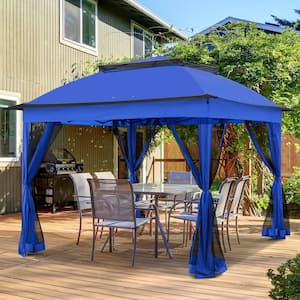 11 ft. x 11 ft. Pop-Up Gazebo Shelter with Screen