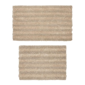Cannon 2-Piece Linen Bath Rug Set (17 in. x 24 in. and 21 in. x 34 in.)