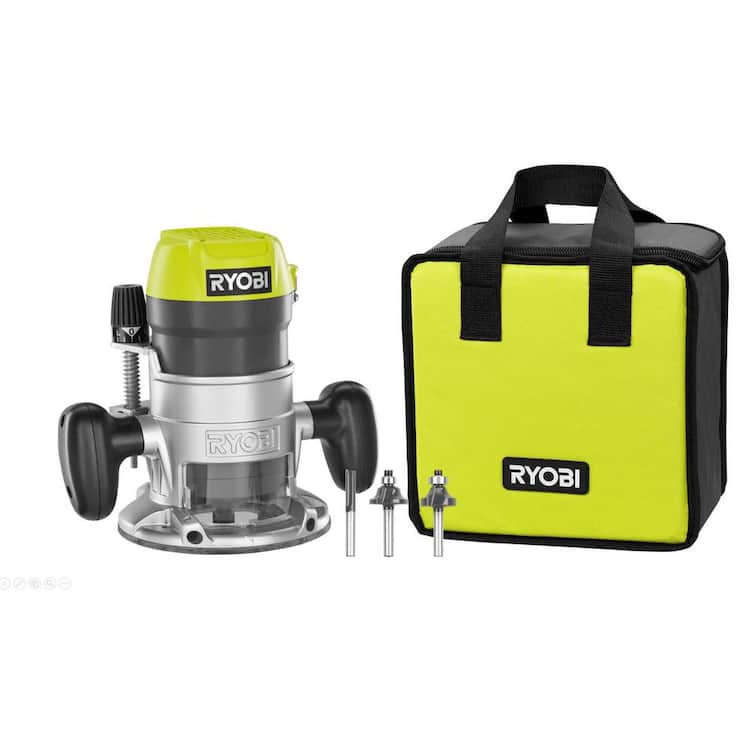 RYOBI 8.5 Amp 1-1/2 Peak HP Fixed Base Corded Router