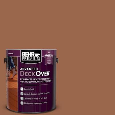 1 gal. #SC-122 Redwood Naturaltone Smooth Solid Color Exterior Wood and Concrete Coating