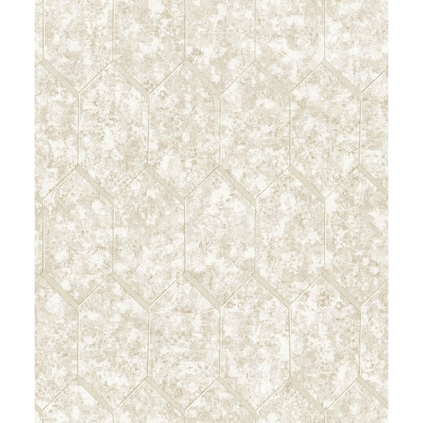 Advantage Beige Limestone Tile Wallpaper Sample