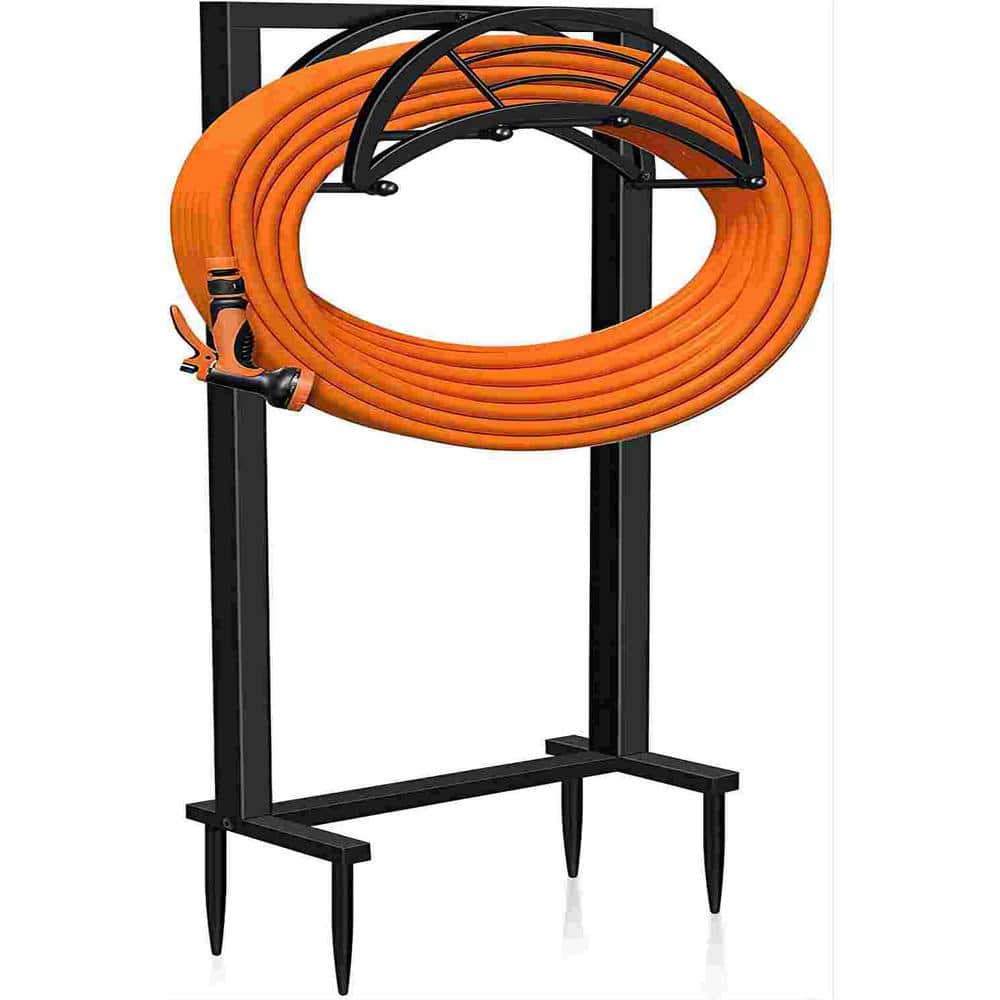Garden Hose Holder for Outside, Rustproof Freestanding Hose Stand, Heavy-Du