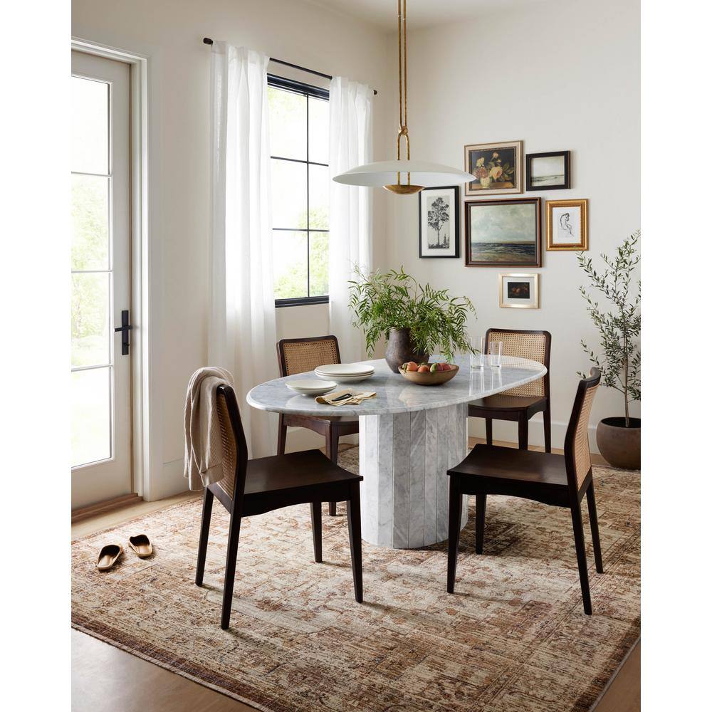 Ivory Oriental Vintage-Inspired Wool-Blend 2' x 3' Area Rug