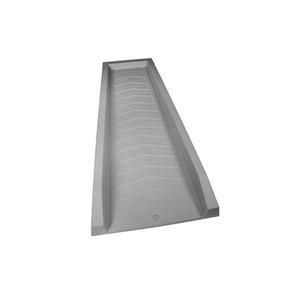 24 in. Gray Vinyl Splash Block