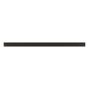 Colorway 0.6 in. x 12 in. Ash Gray Glass Matte Pencil Liner Tile Trim (0.5 sq. ft./case) (10-pack)