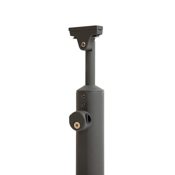 Dolle Prova PA2b 36 in. x 1-1/2 in Anthracite Side Mount Post