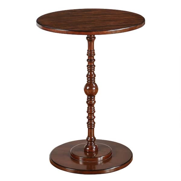 Convenience Concepts Classic Accents Sanibel Beach 17.75 in. W Espresso Round MDF Spindle Table
