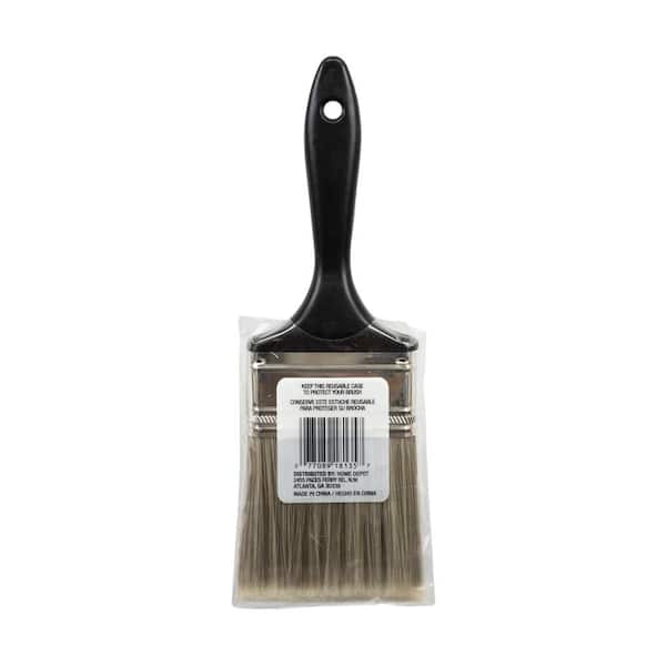 UTILITY 3 in. Polyester Flat Utility Paint Brush 1813-3 - The Home