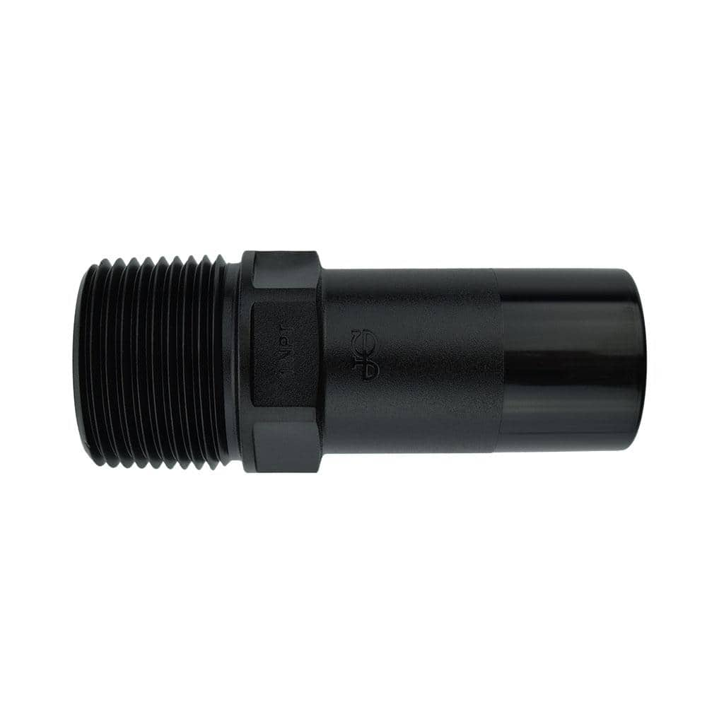 SharkBite 1 in. CTS x 1 in. NPT ProLock Plastic Push-to-Connect Male Stem  Adapter (10-Pack) PSEI053628E - The Home Depot