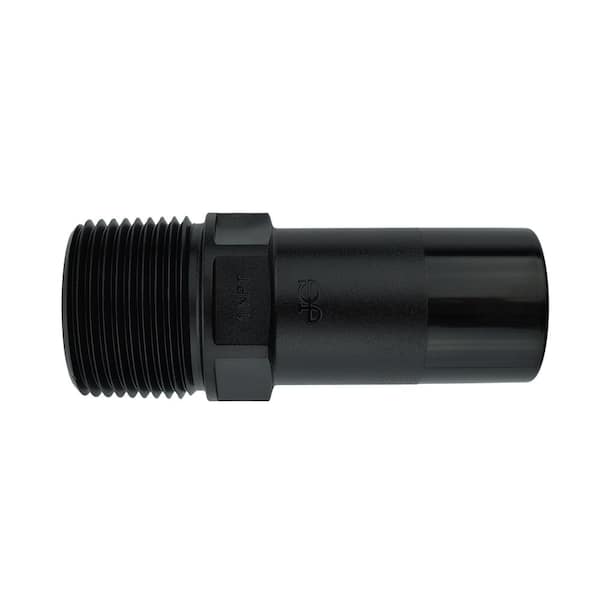 SharkBite 1 in. CTS x 1 in. NPT ProLock Plastic Push-to-Connect Male Stem Adapter (10-Pack)