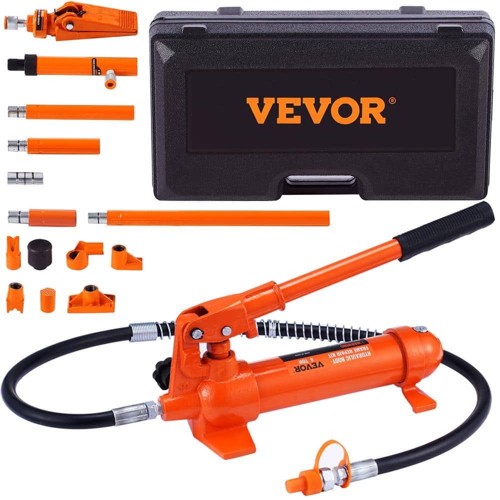 Reviews For Vevor Ton Porta Power Hydraulic Ram Jack Kit Lbs Load Body Repair Tool With