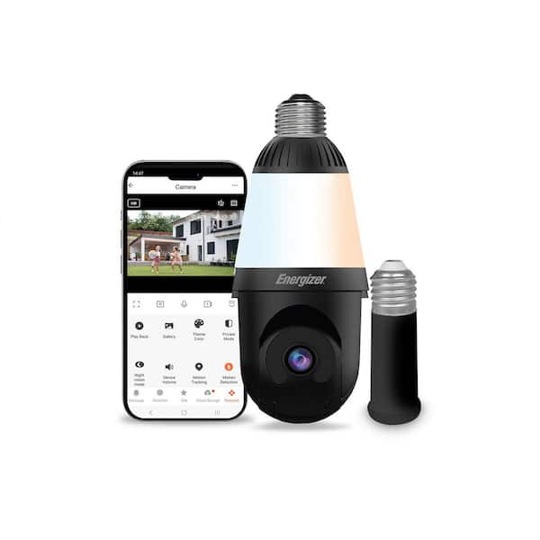Wireless Outdoor Hardwired Smart 2K Security Camera with Dual Band Wifi Color Night Vision Two-Way Talk Live View Black