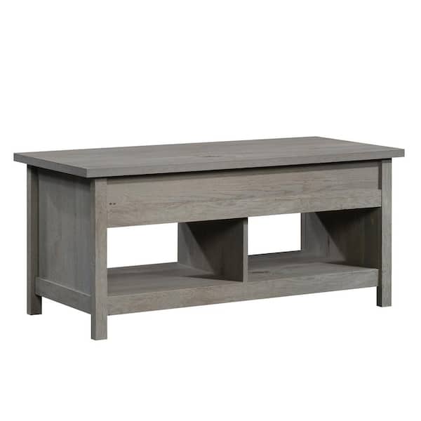SAUDER Cannery 44 in. Mystic Oak Large Rectangle Composite Coffee Table with Lift Top