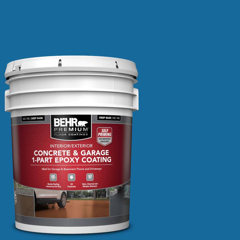 5 gal. #P500-7 Cosmic Cobalt Self-Priming 1-Part Epoxy Satin Interior/Exterior Concrete and Garage Floor Paint price history on PriceWatchPro