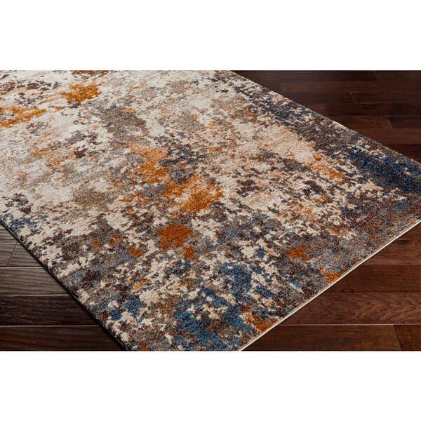 Ellamon Brown 5 ft. x 7 ft. Indoor Area Rug