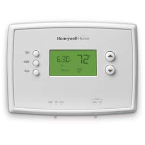 Honeywell Home 7-Day Programmable Thermostat with Digital Backlit Display  RTH2510B - The Home Depot