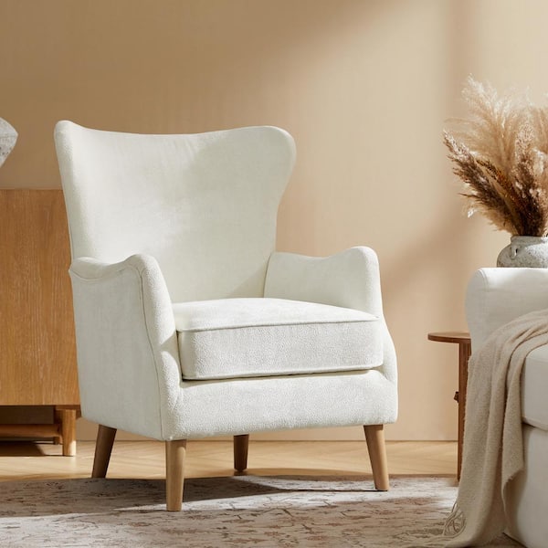 ★CARLYN★ Eternal Line Anne Wrinkle 3colors H71301020 JAYDEN CREATION Doris White 28.5 in. Modern Arm Chair with