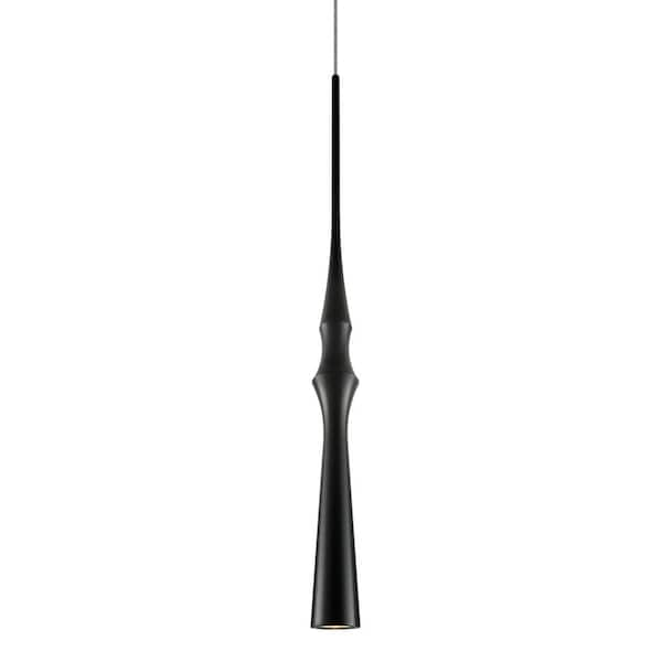 VONN Lighting Polaris VMP26710BL 6-Watt Black ETL Certified Integrated LED Pendant With 2.25 in. Wide LED Light