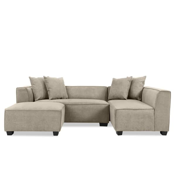 Tucker modular deals sectional with ottoman