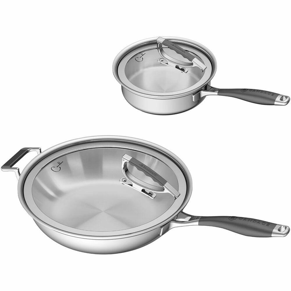 6-Piece Legacy Collection Cookware Set with 1.5-qt. Sauce Pan, 3-qt. Sauce  Pan, and 8-qt. Stock Pot CC-5011 - The Home Depot