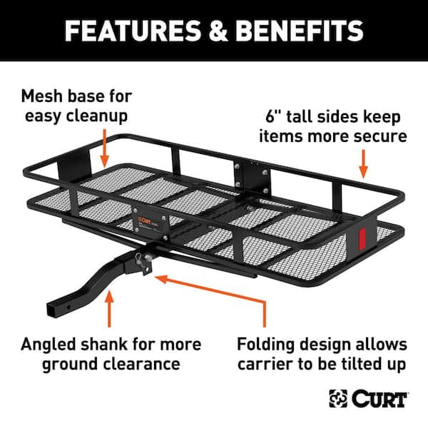 curt hitch rack