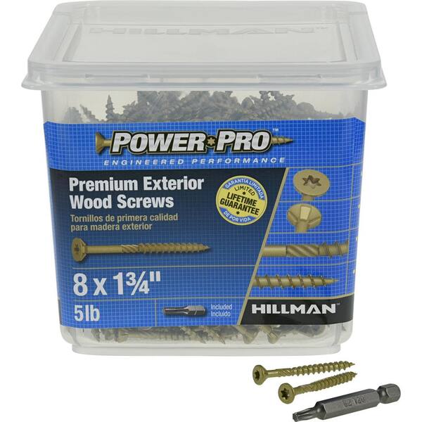 Hillman No. 6 X 1-1/4 In. L Phillips Zinc-plated Multi-purpose Screws...