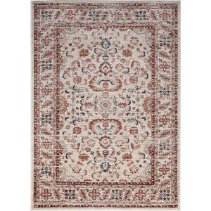 LOLOI II Halle Taupe/Rust 5 ft. x 7 ft. 6 in. Traditional Wool